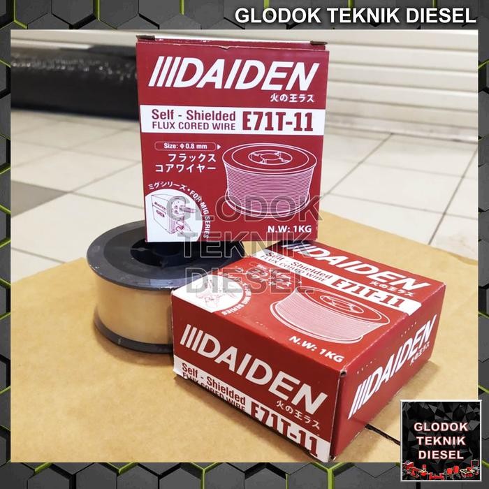 DAIDEN CO2 ลวดเชื่อมลวด Flux Core สําหรับ Migi 130 MIG 0.8 มม. E71T-11 1 กก.