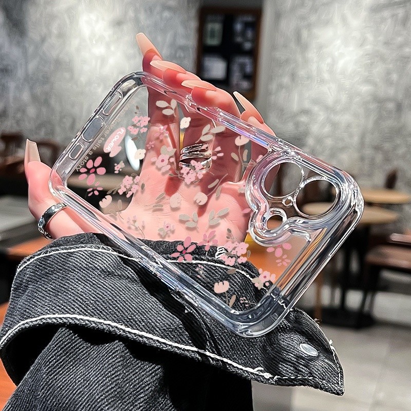 ขนาดเล็กสดดอกไม้ที่สวยงามสําหรับIphone 17 Pro 17 Air 17 Pro Max 16E 15 Pro Max 11 13 Pro Max 7+ 8+ 7