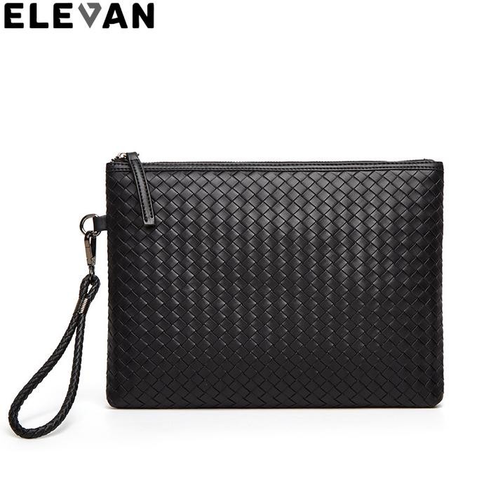 [Kens Wallts] Elevan Handbag Clutch Wallet Mensทอหนัง Tc 8