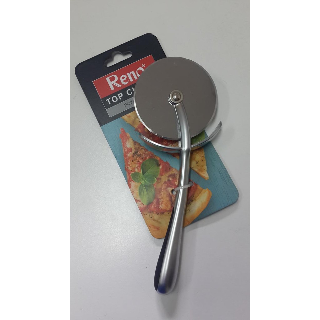 GUARANTEEED ORIGINAL RENO PIZZA CUTTER / FULL STAINLESS BODY PIZZA CUTTER - E2553 รหัส 1384