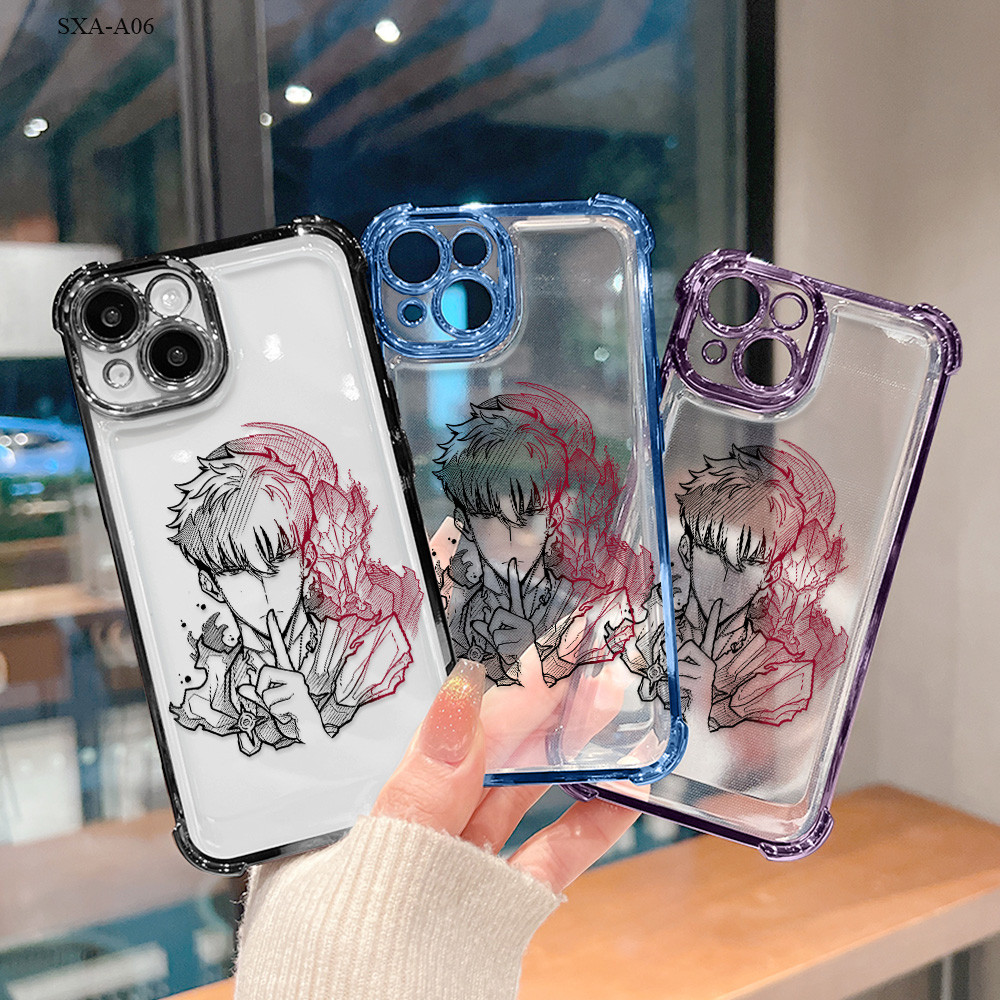 HP เข้ากันได้กับ Samsung Galaxy A06 A05 A05S A04 A04E A03S A03 A02S กรณีการ์ตูน Kesing ป้องกันเลนส์ 