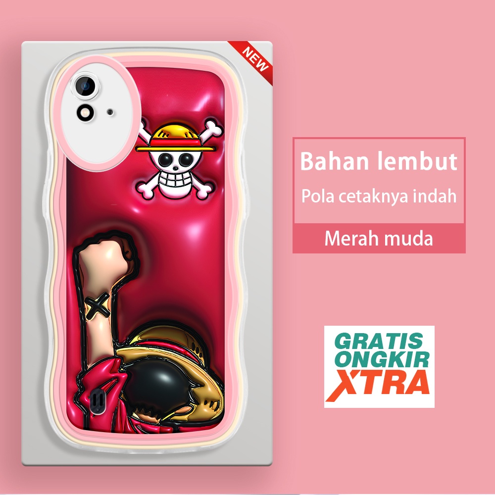ปลอก HP Realme 2 Pro Narzo 20 30 30A 20A 50 Pro 50i 50A Prime Q5 One Piece Monkey·D·Luffy 3D Soft Ca
