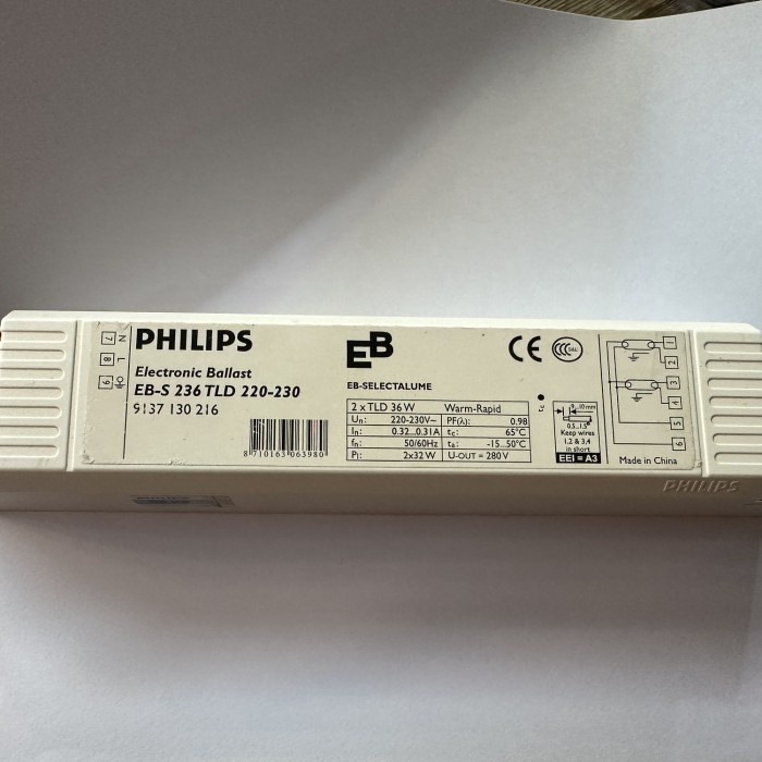 เทคโนโลยี - บัลลาสต์อิเล็กทรอนิกส์ EB-S 236 / EBS balast 2x36 EB - Selectalume