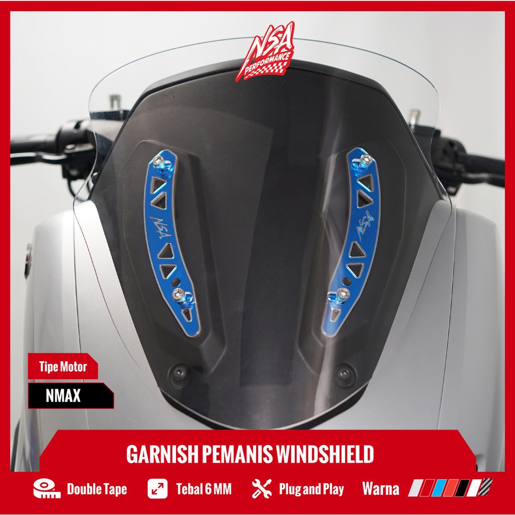 NSA Garnish กระจก NMAX เก่าใหม่วงเล็บกระจก NMAX อุปกรณ์เสริม Yamaha NMAX NSA PERFORMANCE