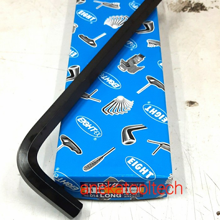 L LONG 7mm key EIGHT ยี่ห้อ Hex key 7mm LONG EIGHT made in japan