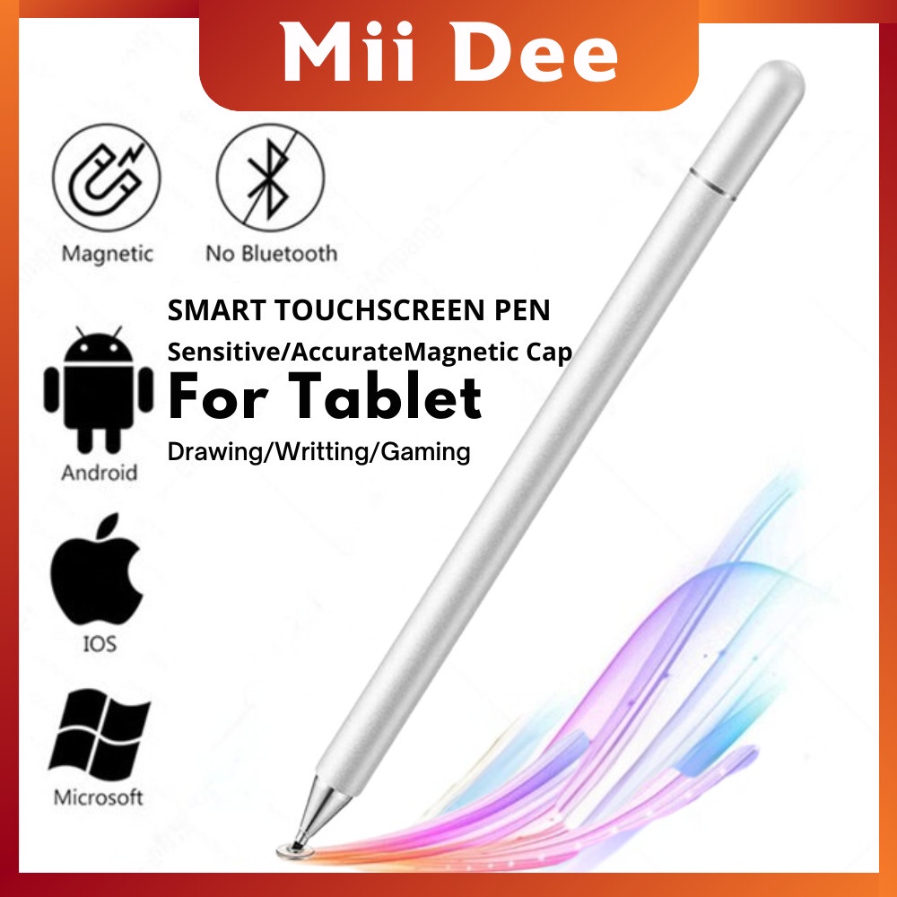 CompleteDong- Mii Dee Universal Magnetic Stylus ปากกาสําหรับแท็บเล็ต IPad Android IPhone Stylus ดินส