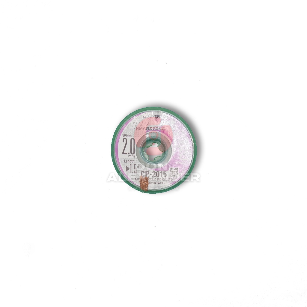TerFullyDong- SOLDERING WICK GOOT - GOOT WICK 2MM CP-2015 ORIGINAL TIN CLEANING WIRE