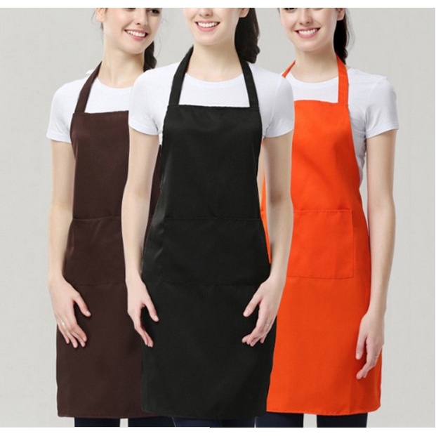 APRON/APRON/RESTAURANT/CHEF/COOKING/PLAIN BLACK APRON