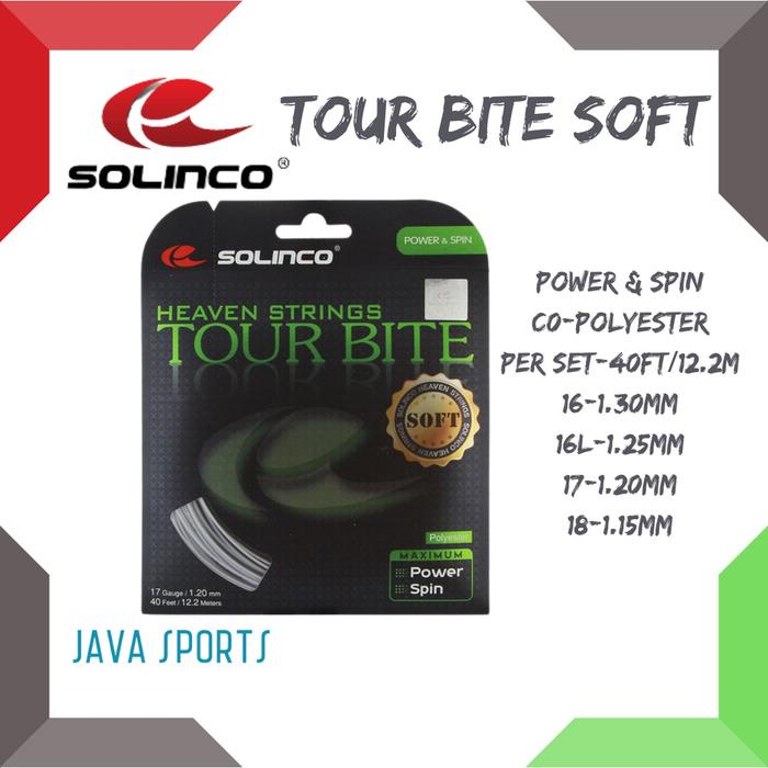 สายเทนนิส Solinco Tour Bite Soft Power & Spin Co-Polyester