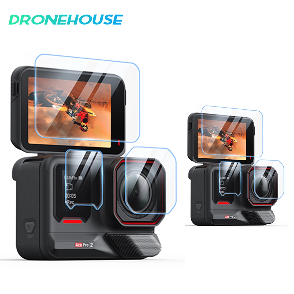 เลนส์ป้องกันฟิล์มสําหรับ Insta360 Ace pro 2 HD Anti-scrach ป้องกันฝุ่น Flim สําหรับ Insta360 Ace Pro