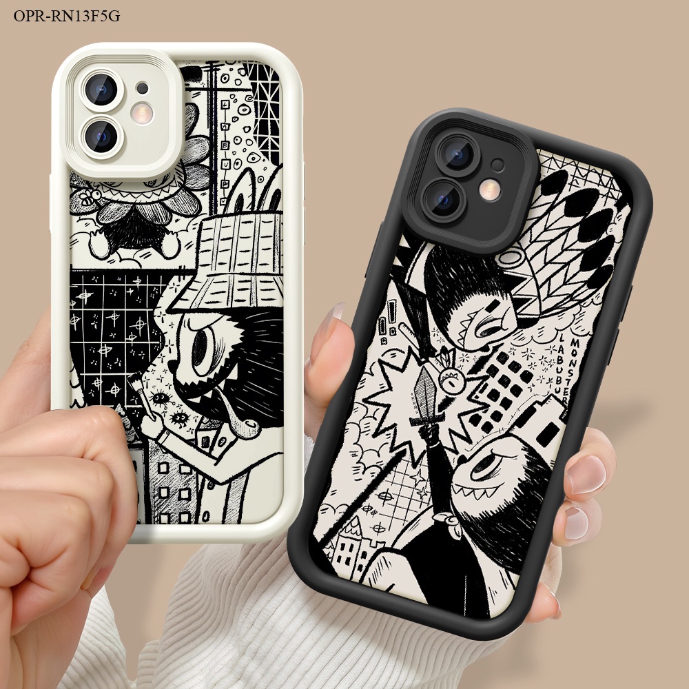 OPPO Reno 13F 11F 11 10 8T 8 7Z 8Z 7 8 6 5F 5 4F 4 F5 2F 2Z F9 F11 F7 Pro 4G 5G สําหรับ Softcase Hp 