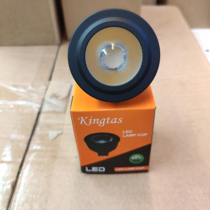 Mr16 COB 7w 220v KINGTAS หลอดไฟวอร์มไวท์หรี่แสงได้