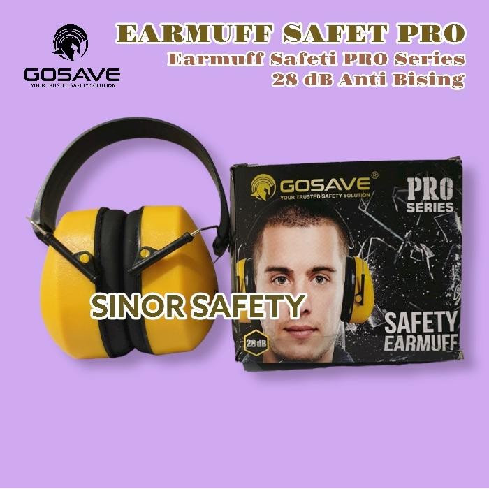JTTOP" EARMUFF GOSAVE SAFETY PRO SERIES PREMIUM EAR MUFF