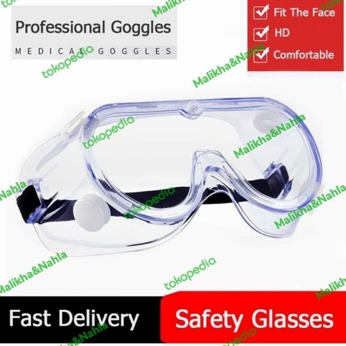 JTTOP" GOOGLE GLASSES / SAFETY GOGGLE 3M 1621 AF ANTI FOG