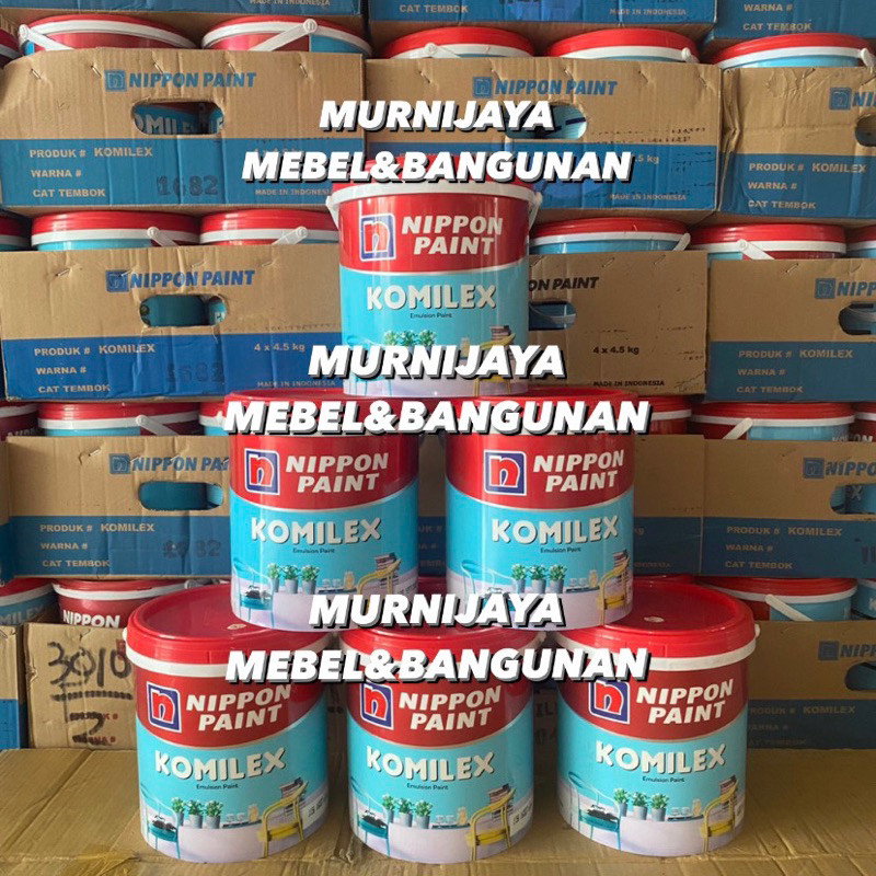 New Komilex / Ok-100 Nippon / Kansai Wall Paint 4.5Kg ไม่ซีดจางสามารถขอสีได้