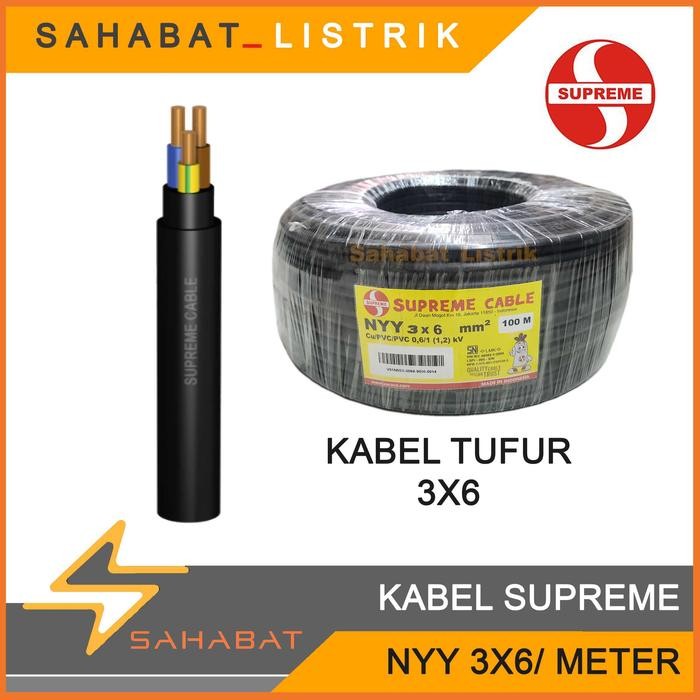 สาย SUPREME NYY 3X6/ TUFUR 3X6 ราคาต่อเมตร
