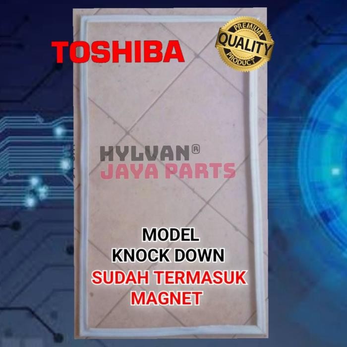 TOSHIBA KNOCKDOWN FRIDGE ยางประตู GASKET 52 X 62 CM