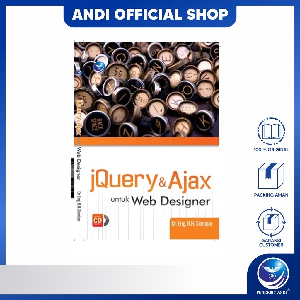 Andi สํานักพิมพ์ - หนังสือ JQuery & Ajax สําหรับนักออกแบบเว็บ +cd