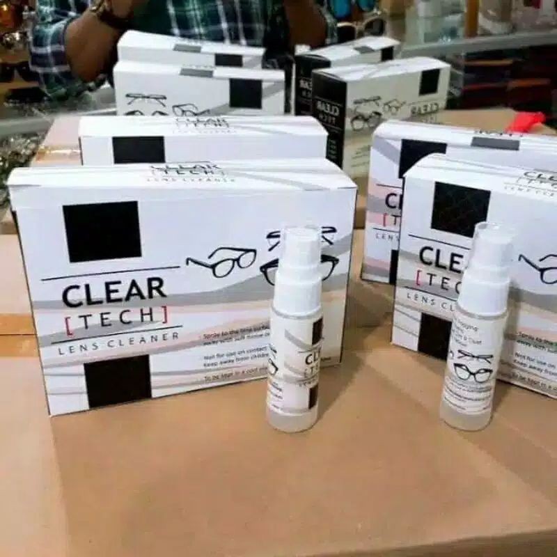 1 กล่องมี 12 ขวด @ 30 ml Lens Cleaner Glasses Spray Lens Cleaner/Clear Tech Glasses