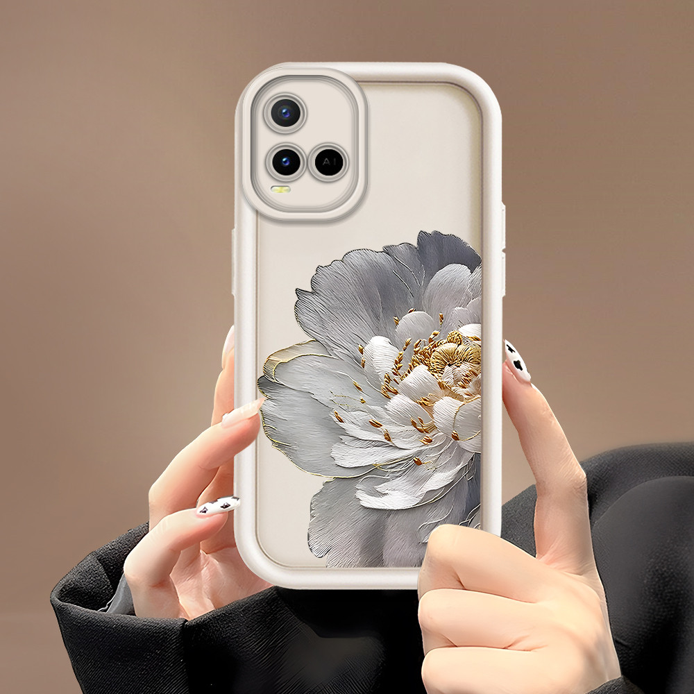 ปลอก Hp Untuk VIVO Y21 Y21S Y33S Y21A Y21T Y33T T1X กรณีโทรศัพท์ Soft Cassing Softcase Kesing DLJ-S1