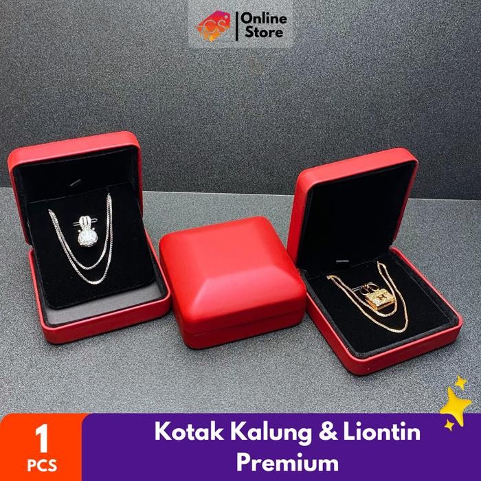 Ema.gemlang สร้อยคอและจี้กล่อง / ที่ใส่เครื่องประดับสร้อยคอและจี้ระดับพรีเมียม