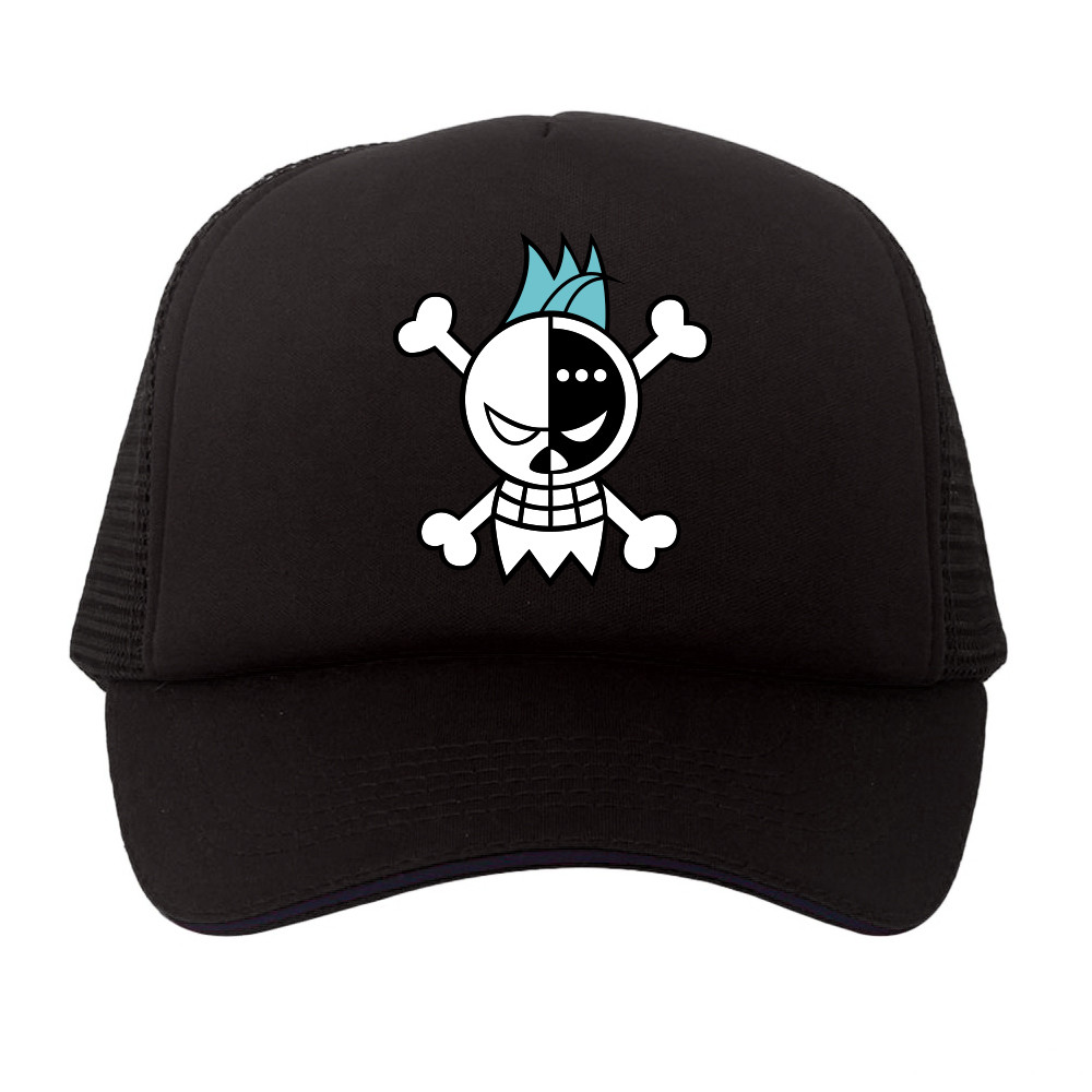 One piece Franky Pirate Logo Anime Trucker Hat
