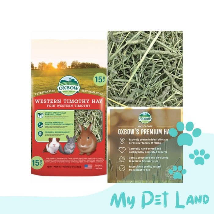 Snouty- Timothy Hay Oxbow หญ้าแห้ง กระต่าย หนูแฮมสเตอร์ หนูตะเภา 425gr
