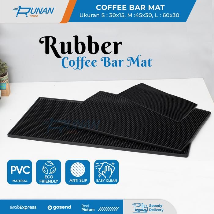 Yasa.store1 Bar Mat Barmat Kitchen Table Mat Bar Rubber 30cm Spill Mat
