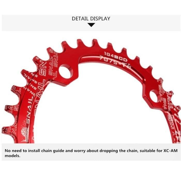 Snail Chainring Bcd 96 Symmetrical สําหรับ Alivio M4000 M4050 กลางแจ้งจัดส่งฟรีส่วนลด