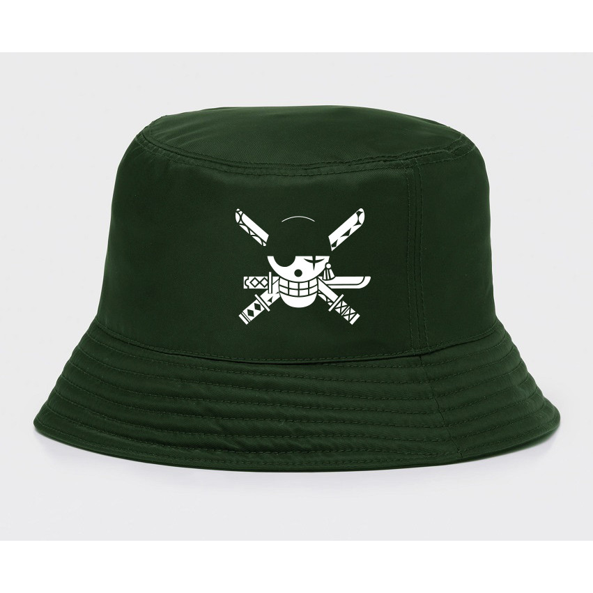 One Piece Zoro Pirate Logo Anime Manga Bucket Hat