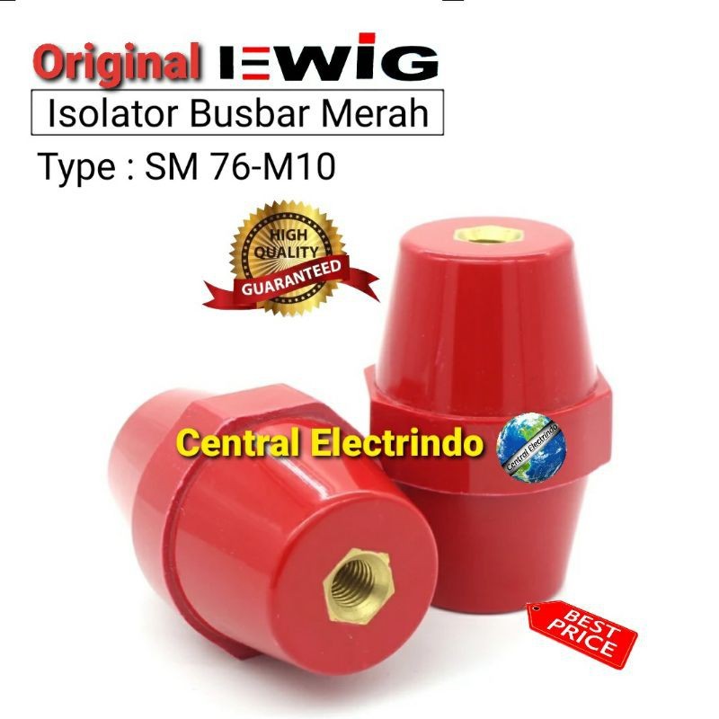 MERAH EWIG SM 76-10 Red Busbar Isolator [SoulsiACC]