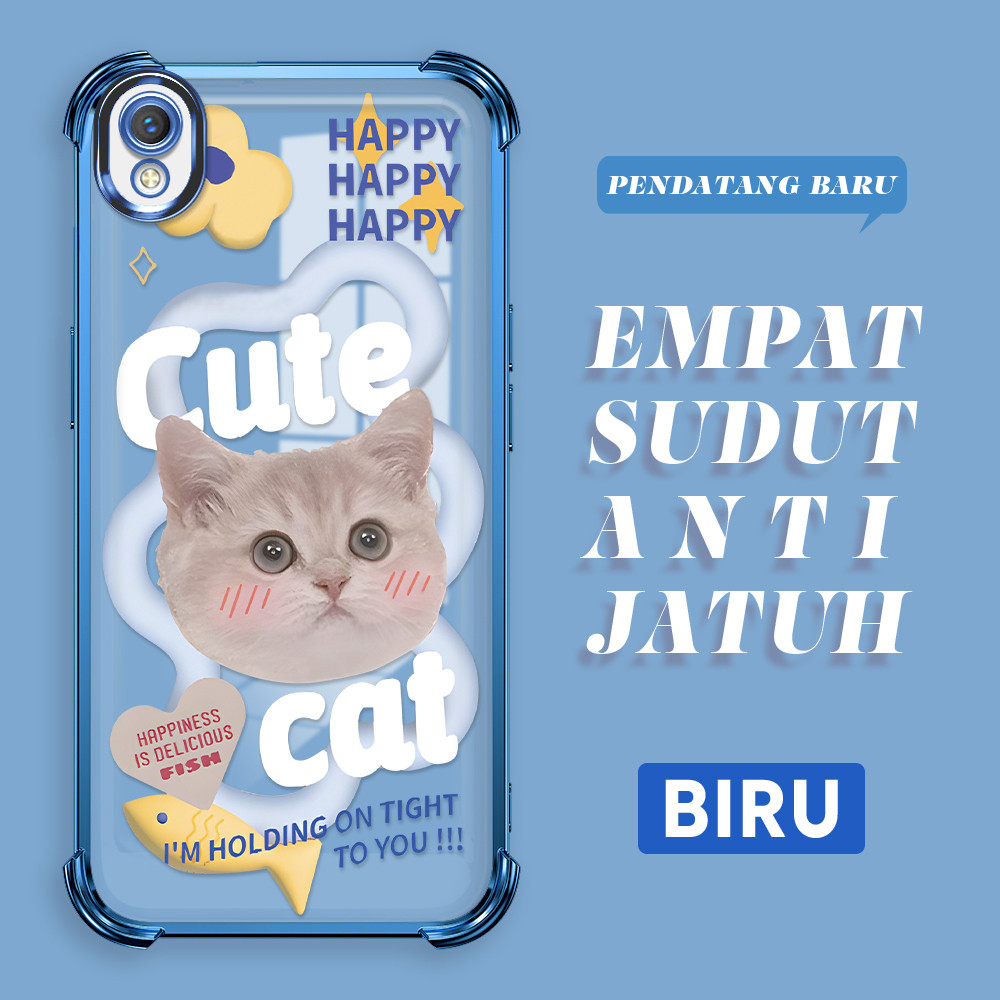 ปลอก Hp Untuk VIVO Y91C Y1S โหมด Cassing Kesing เคสโทรศัพท์ Softcase Cool 0035 SJ