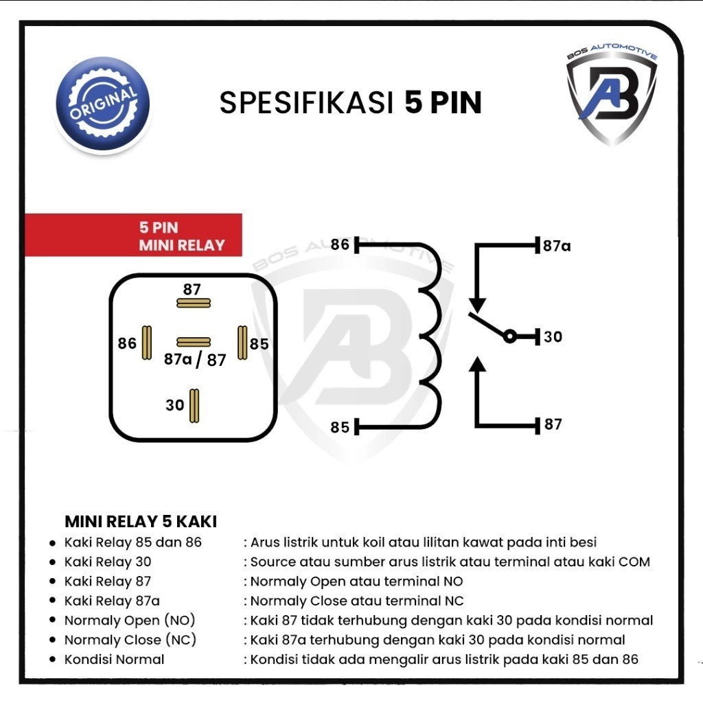 BOSCH RELAY 4 LEGS 12 VOLT / 24 VOLT 30 CAMPERE / 20 CAMPERE BOSCH RELAY 5 LEGS 12 VOLT / 24 VOLT