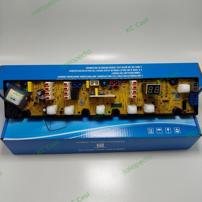 MESIN TOMBOL TOSHIBA TOP LOADING เครื่องซักผ้า PCB โมดูล AW-BX80KN 52-EA 6 ปุ่มจัดส่งฟรี