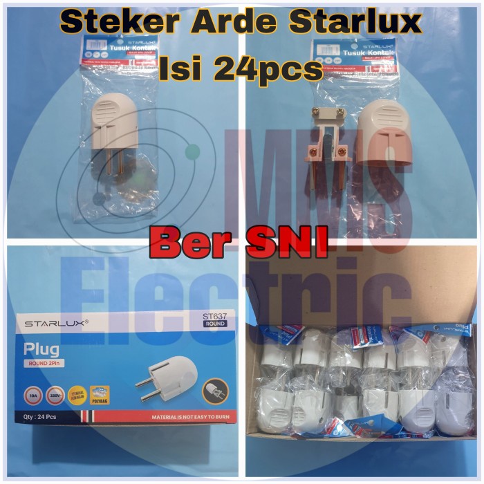 STARLUX GROUND PLUG CONTAINS 24 ชิ้นพร้อม SNI