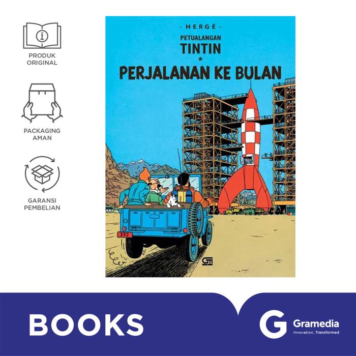 Gramedia Cirebon - TINTIN ADVENTURE: A JOURNEY TO THE MOON