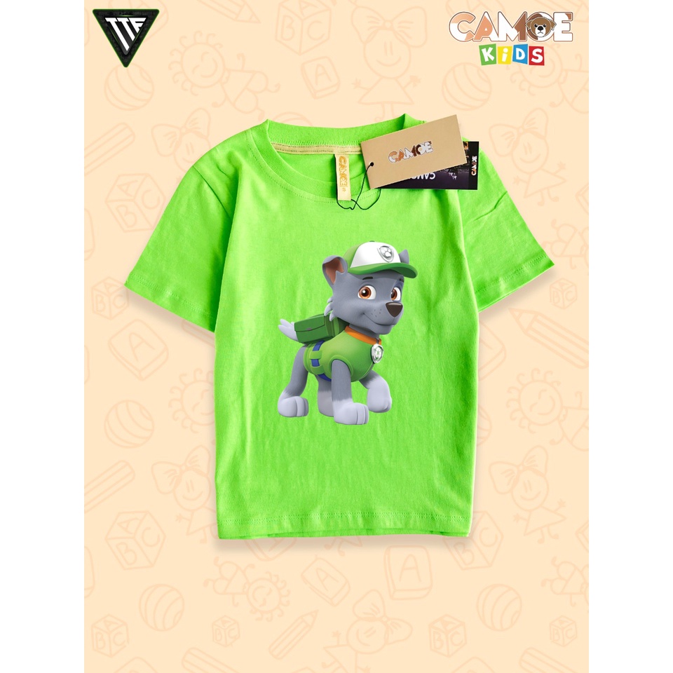 KIDS Rocky Paw Patrol Dog Dog Doggy เสื้อยืดตลก
