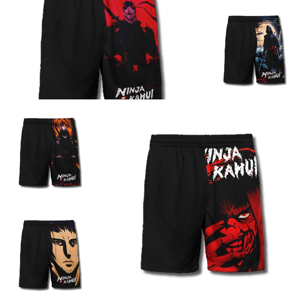 กางเกงพิมพ์ลายเด็ก - Ninja Kamui Model Childrens Distro Shorts - Saga Bandung