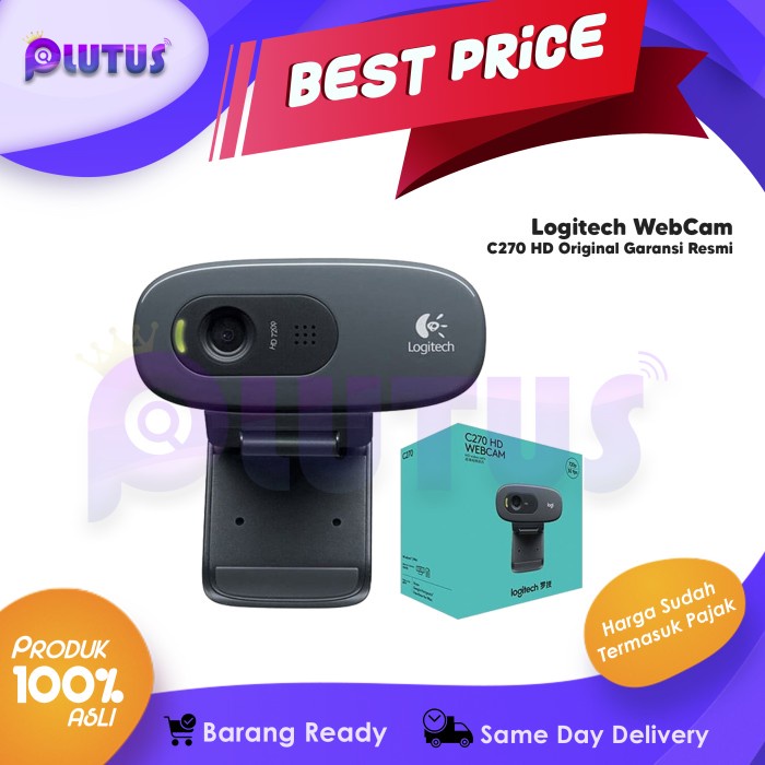 Logitech Webcam C270 Hd Original Official Warranty