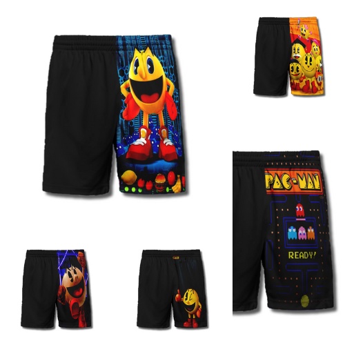กางเกงพิมพ์ลายเด็ก - Pacman Game Model Childrens Distro Shorts - Saga Bandung