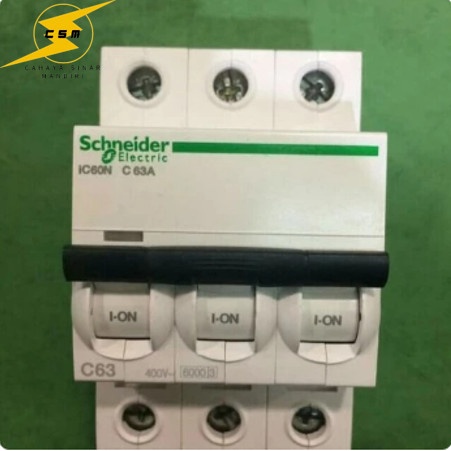Mcb ic60n 3p 63a a9f74363 3phase 3pull 3 เฟส 3 p