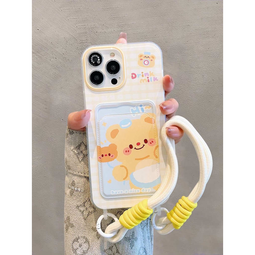 Card Holder Aesthetic Anti-Fungusน่ารักปลอกHp Samsung A06 A55 5G A26 A35 A56 A15 S25 Ultra S25 24Fe 