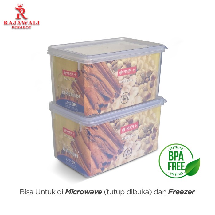 มี - Multipack 1900 ML Food Keeper 102 Lion Star KP-8 กล่องพลาสติก