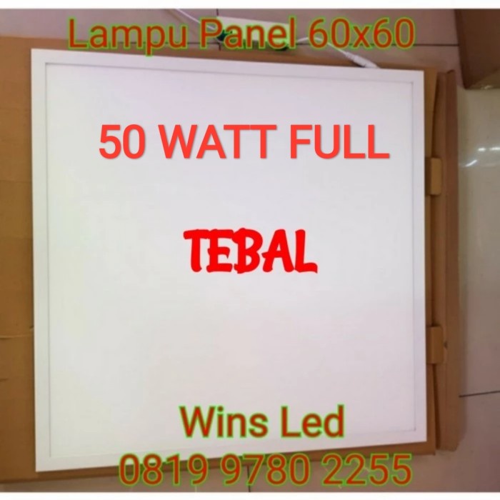 ไฟ LED PANEL 60x60 48W ดาวน์ไลท์ 60 x 60 48 วัตต์