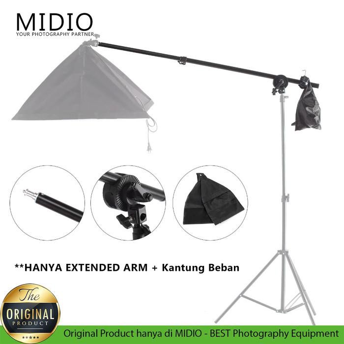 Terang- Extension Arm Midio Softbox และขาตั้งสะท้อนแสง Boom Arm Stand Bar