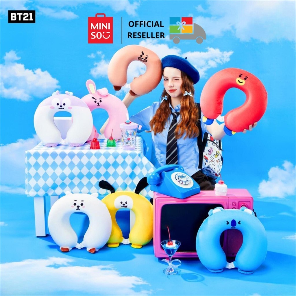 MINISO x BT21 Collection หมอนรองคอ / หมอนรองคอ