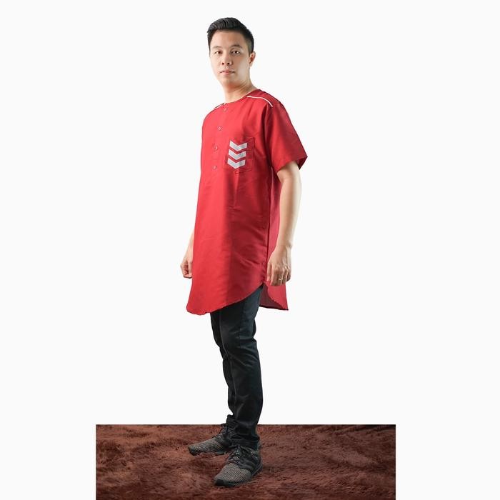 เสื้อเชิ้ตแขนสั้นผู้ชายปากีสถาน Koko Kurta - Jfashion Afgan