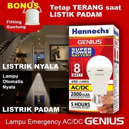 EMERGENCY HANOCHS GENIUS LAMP 6watt/8watt/10watt/12watt/15watt