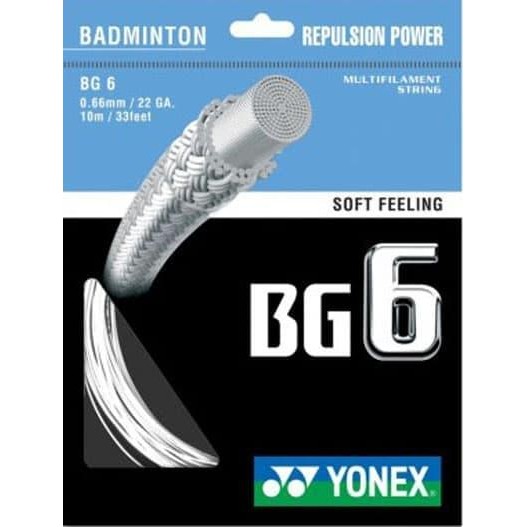 การโจมตีแบดมินตัน - YONEX BG6 BG 6 - ต้นฉบับ