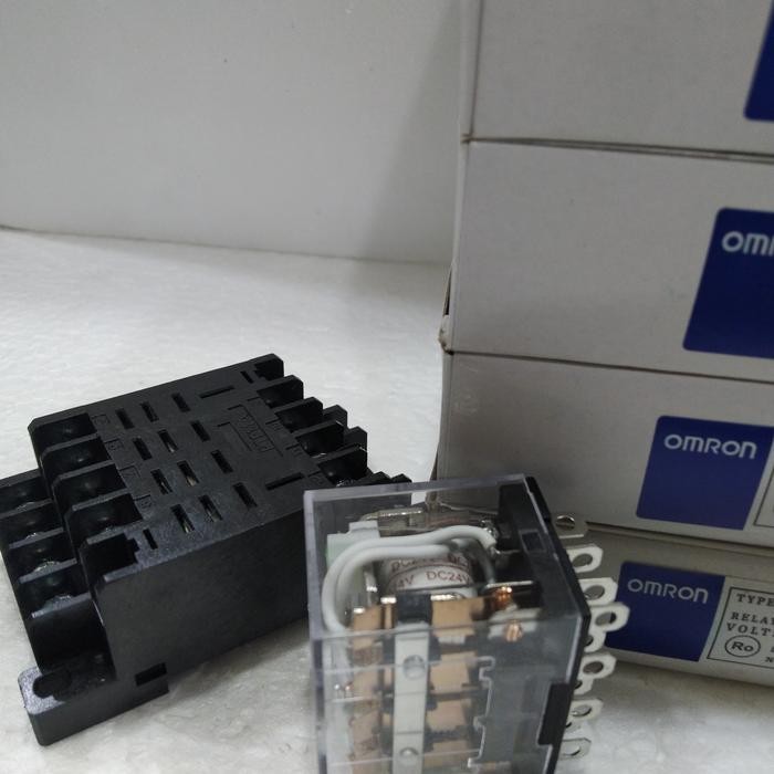 Original Omron Ly4 Ly4N 24Vdc 10A 14 ขารีเลย์/รีเลย์ Omron ใหม่